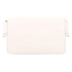 Bolso Bandolera Blanco Diseño Media Luna