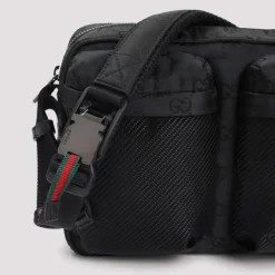 Bolso Bandolera de Poliamida Negro