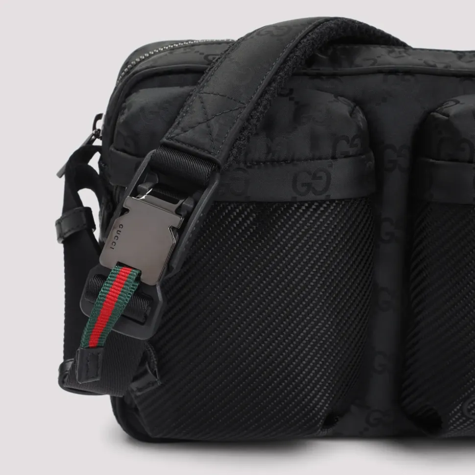 Bolso Bandolera de Poliamida Negro