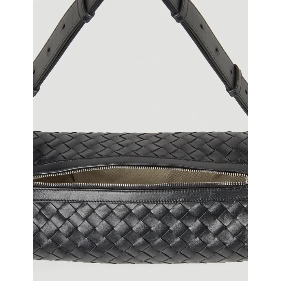 Bolso Bandolera Intrecciato con Cremallera Superior