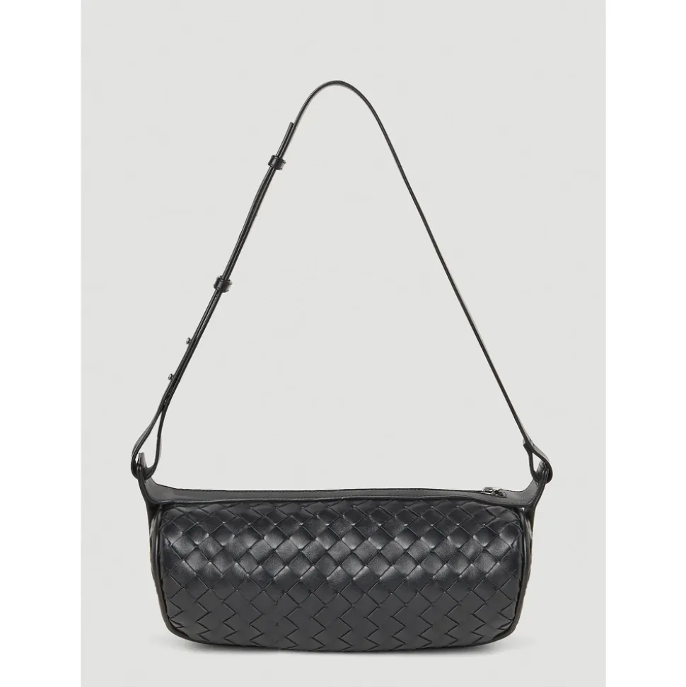 Bolso Bandolera Intrecciato con Cremallera Superior