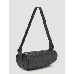 Bolso Bandolera Intrecciato con Cremallera Superior