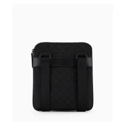 Bolso bandolera Jacquard Aquila con logo metálico