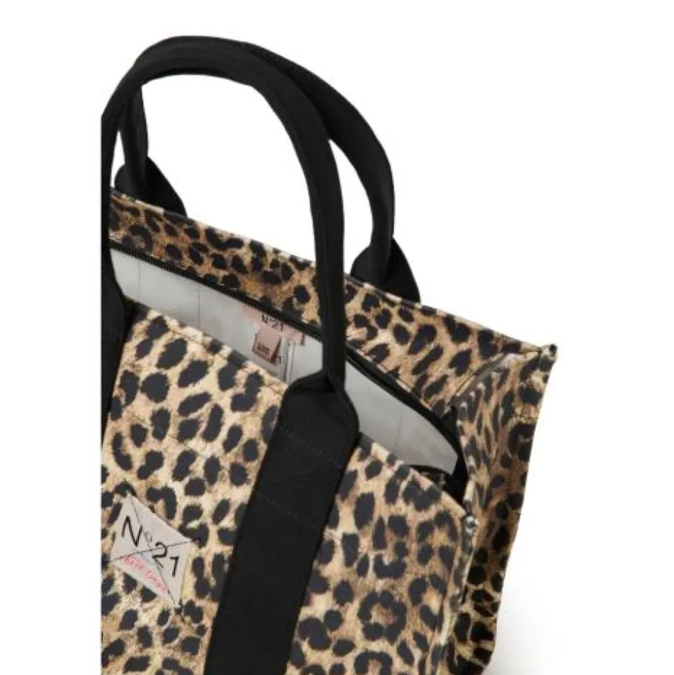 Bolso con estampado Animalier