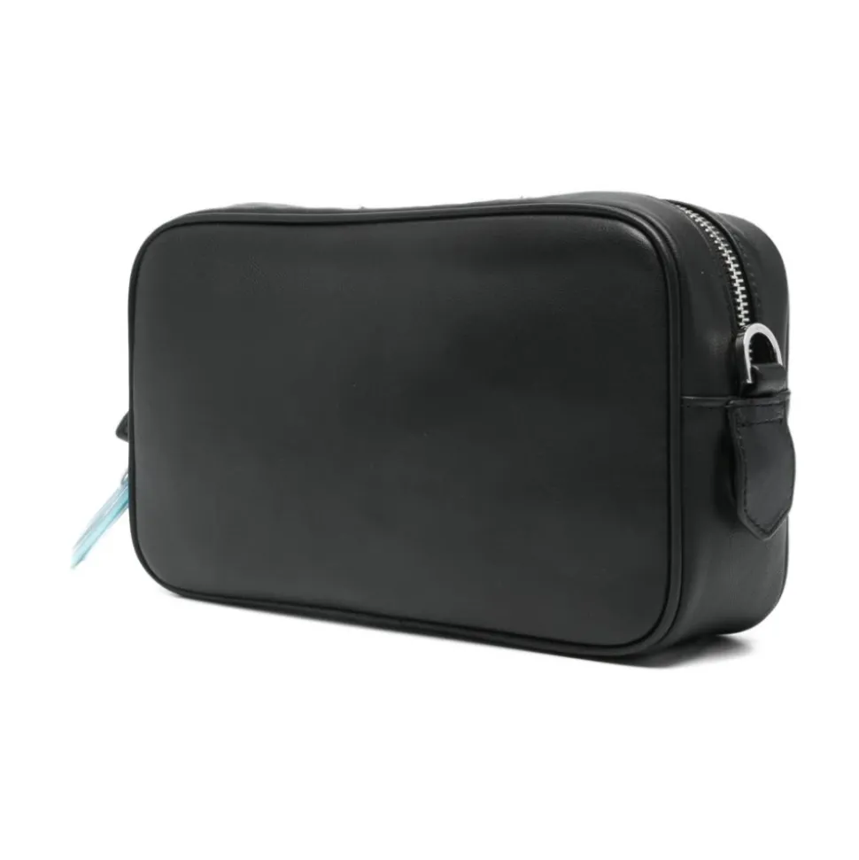 Bolso Cruzado con Logo en Relieve