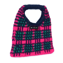 Bolso de Cuadros de Crochet Wooly