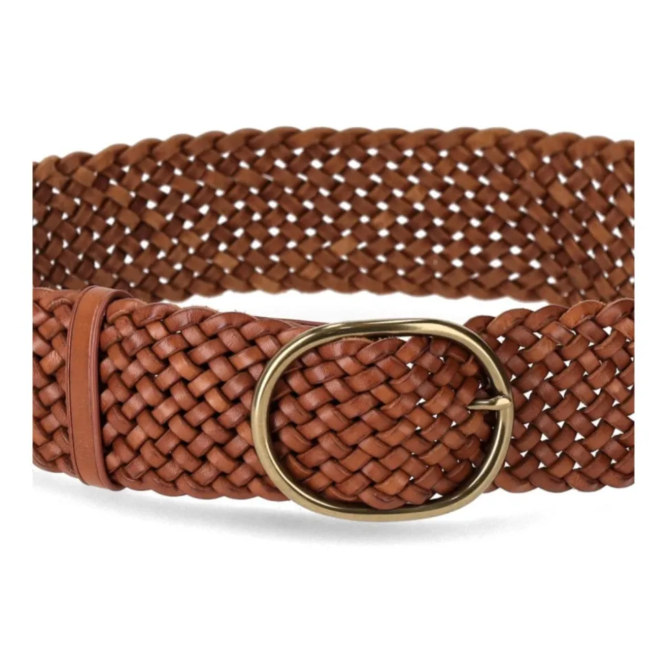 Bolso de cuero tejido