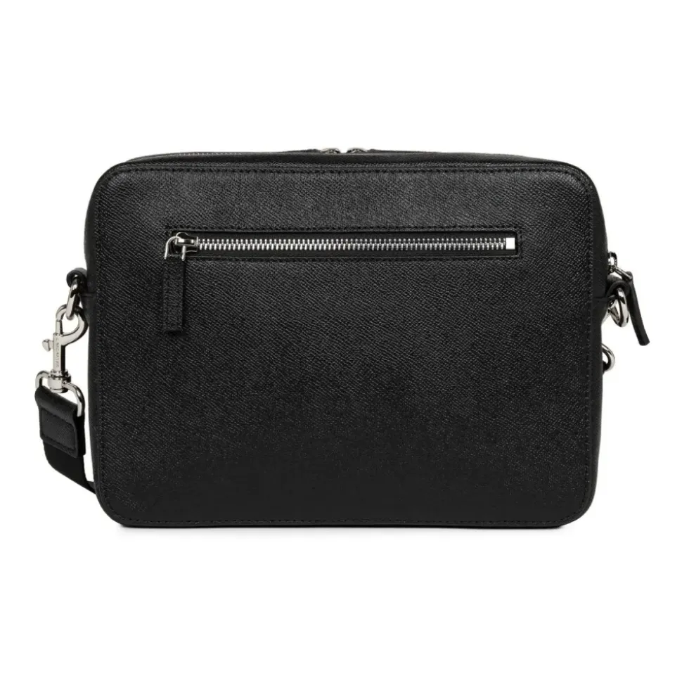Bolso de hombro de cuero para hombre Delphino Lucas