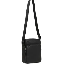 Bolso de hombro de cuero Soft Vintage negro