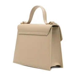 Bolso de mano de piel