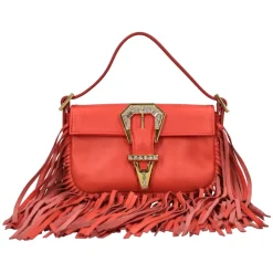 Bolso de Piel con Flecos
