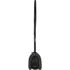 Bolso de piel y pedrería