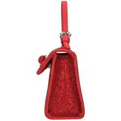 Bolso Mini de Satén y Pedrería