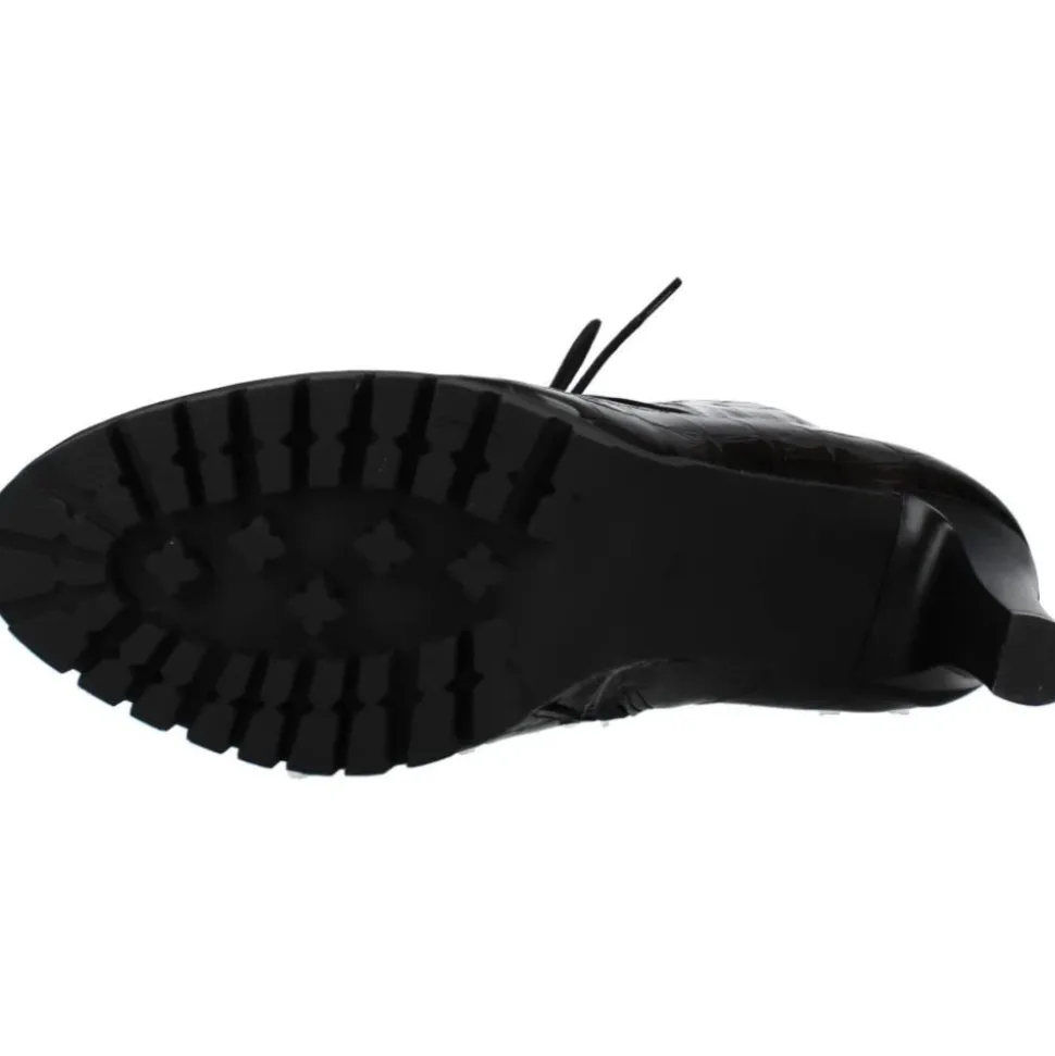 Bota de Tacón con Cordones