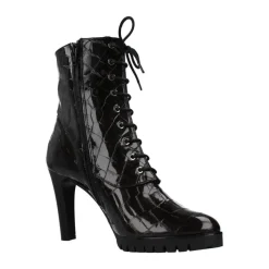 Bota de Tacón con Cordones