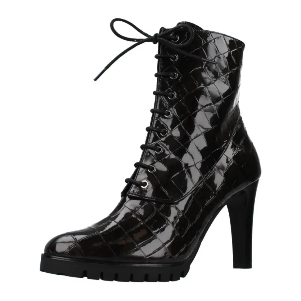 Bota de Tacón con Cordones