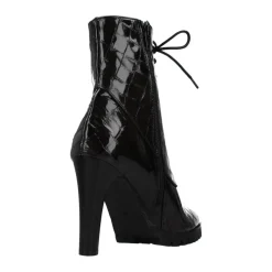 Bota de Tacón con Cordones