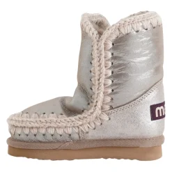 Bota Eskimo con ribete de ganchillo