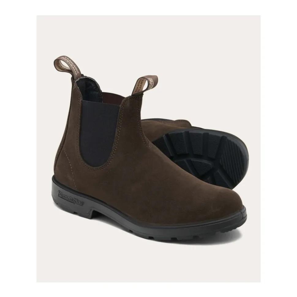 Botas Chelsea de ante impermeable