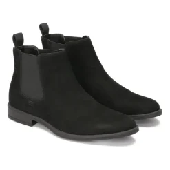 Botas Chelsea de nubuck negro