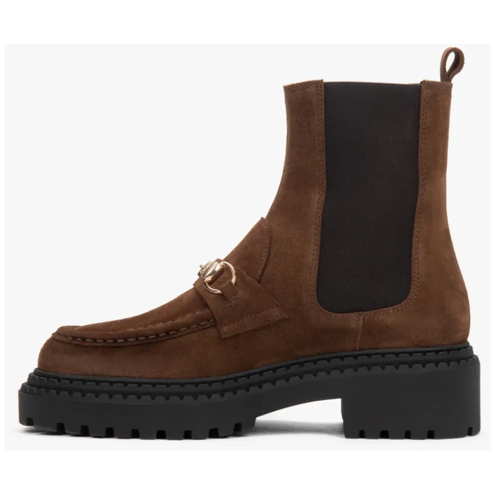 Botas Chelsea de Velour Italiano