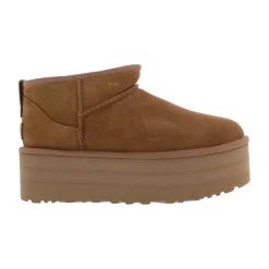 Botas Classic Ultra Mini con Plataforma Chestnut