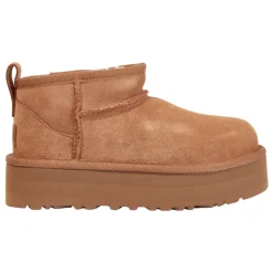 Botas Clásicas Ultra Mini Plataforma en Marrón