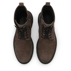 Botas de ante de color topo para hombre