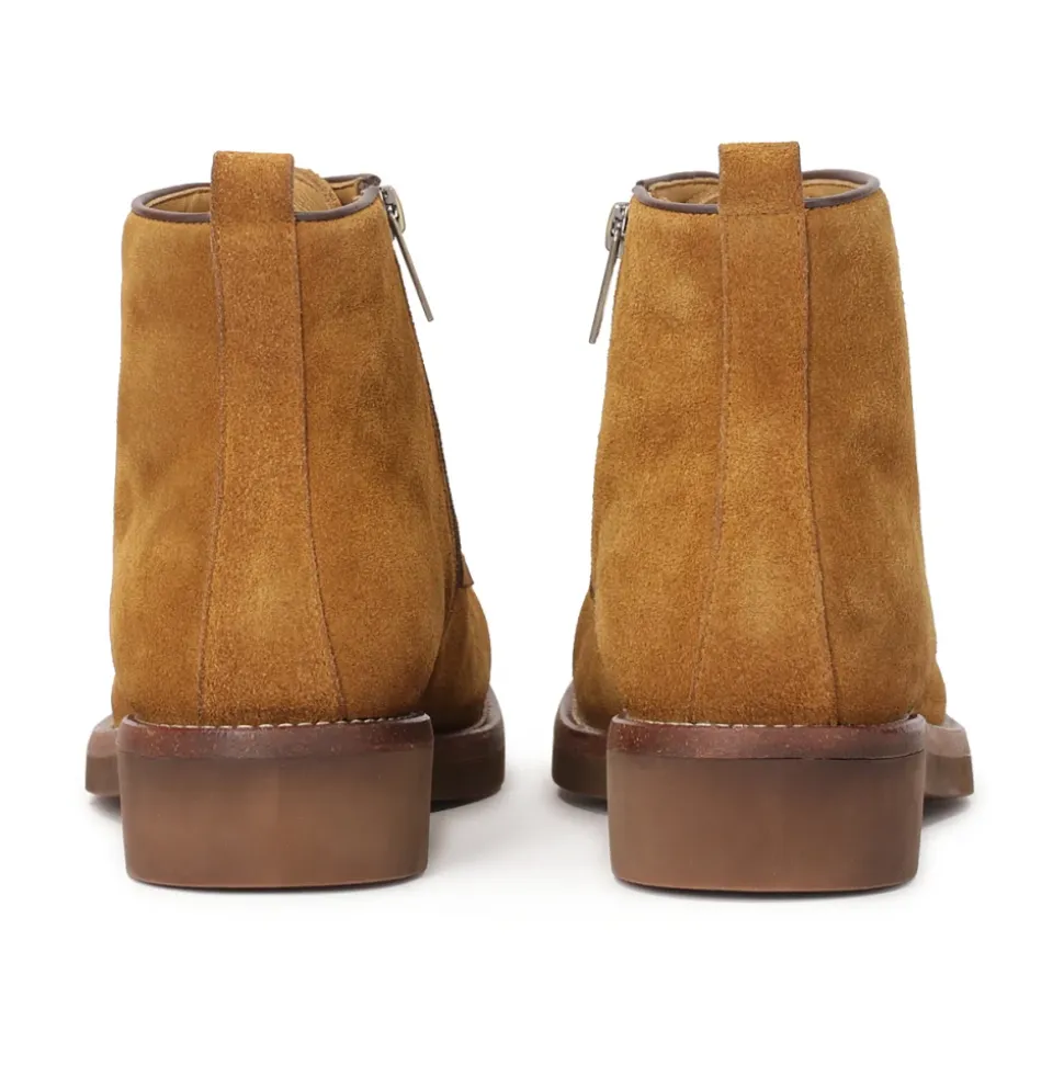 Botas de ante marrón claro para hombre