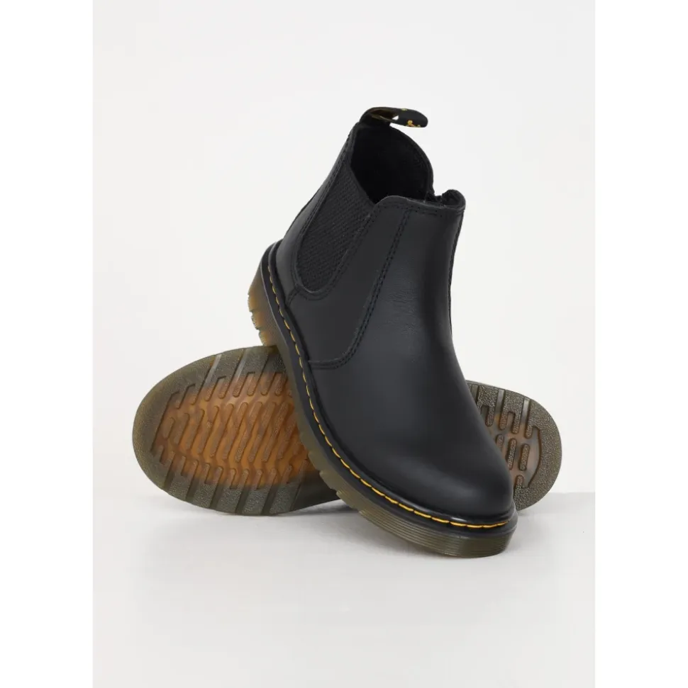 Botas de cuero con cremallera