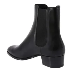 Botas de cuero con inserción elástica