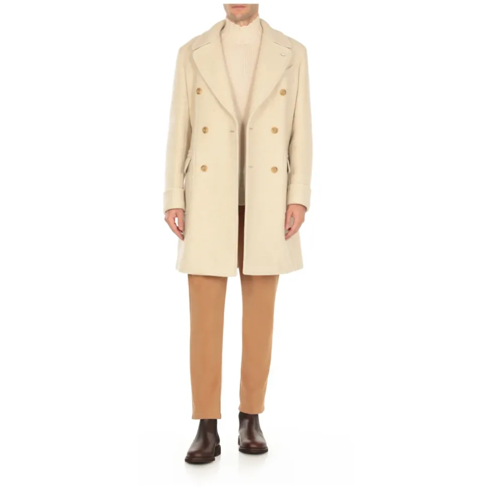 Botas de Cuero Marrón para Hombre con Detalle de Inserción de Tela