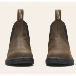 Botas de Cuero Marrón Rústico