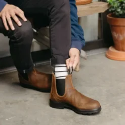 Botas de Cuero Marrón Rústico