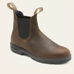 Botas de Cuero Marrón Rústico