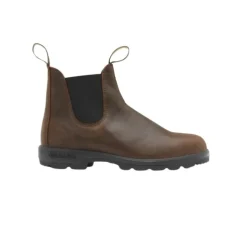 Botas de Cuero Marrón Rústico
