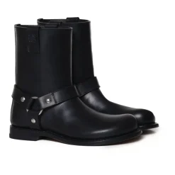 Botas de Cuero Negras