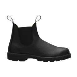 Botas de Cuero Negro Estilo Beatles