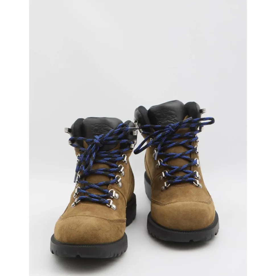 Botas de Senderismo de Ante con Cordones