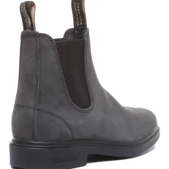 Botas Elegantes Rústicas Negras Ligeras