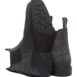 Botas Elegantes Rústicas Negras Ligeras