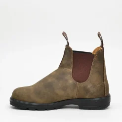 Botas Estilo Beatles de Cuero Marrón