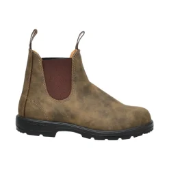 Botas Estilo Beatles de Cuero Marrón