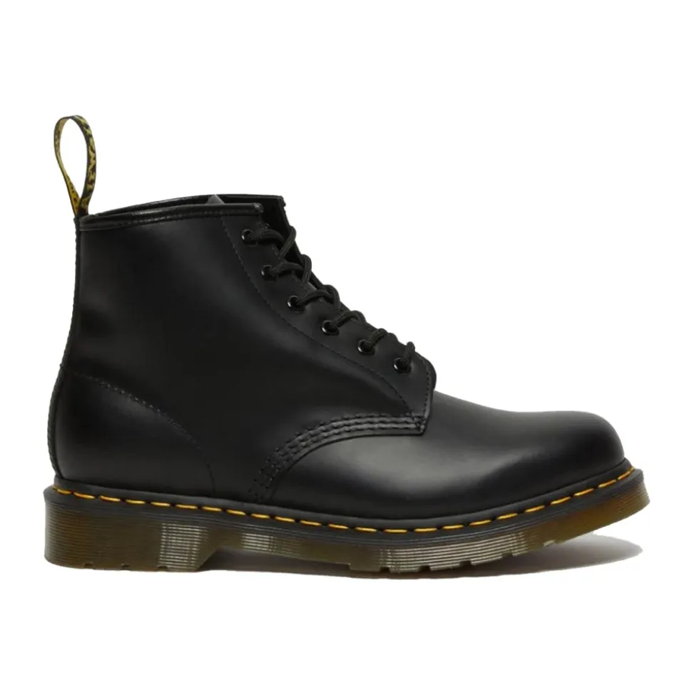 101 Botas Lisas - Clásicas Docs con Costuras Amarillas