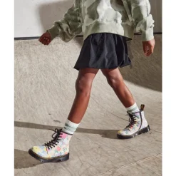 Botas Mini con Estampado Floral