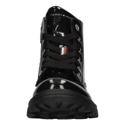 Botines al Tobillo de Imitación de Cuero