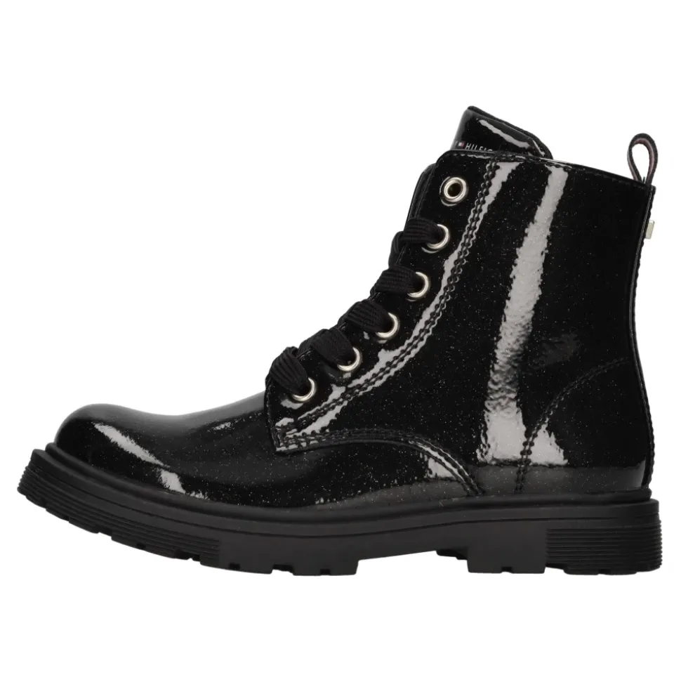 Botines al Tobillo de Imitación de Cuero