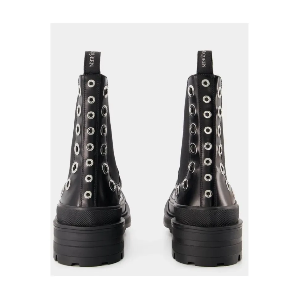 Botines Chelsea con Detalle de Ojales