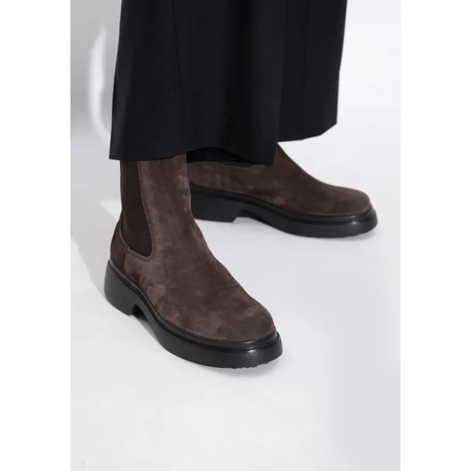 Botines Chelsea de ante