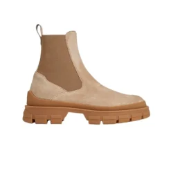 Botines Chelsea de Ante con Suela de Perfil